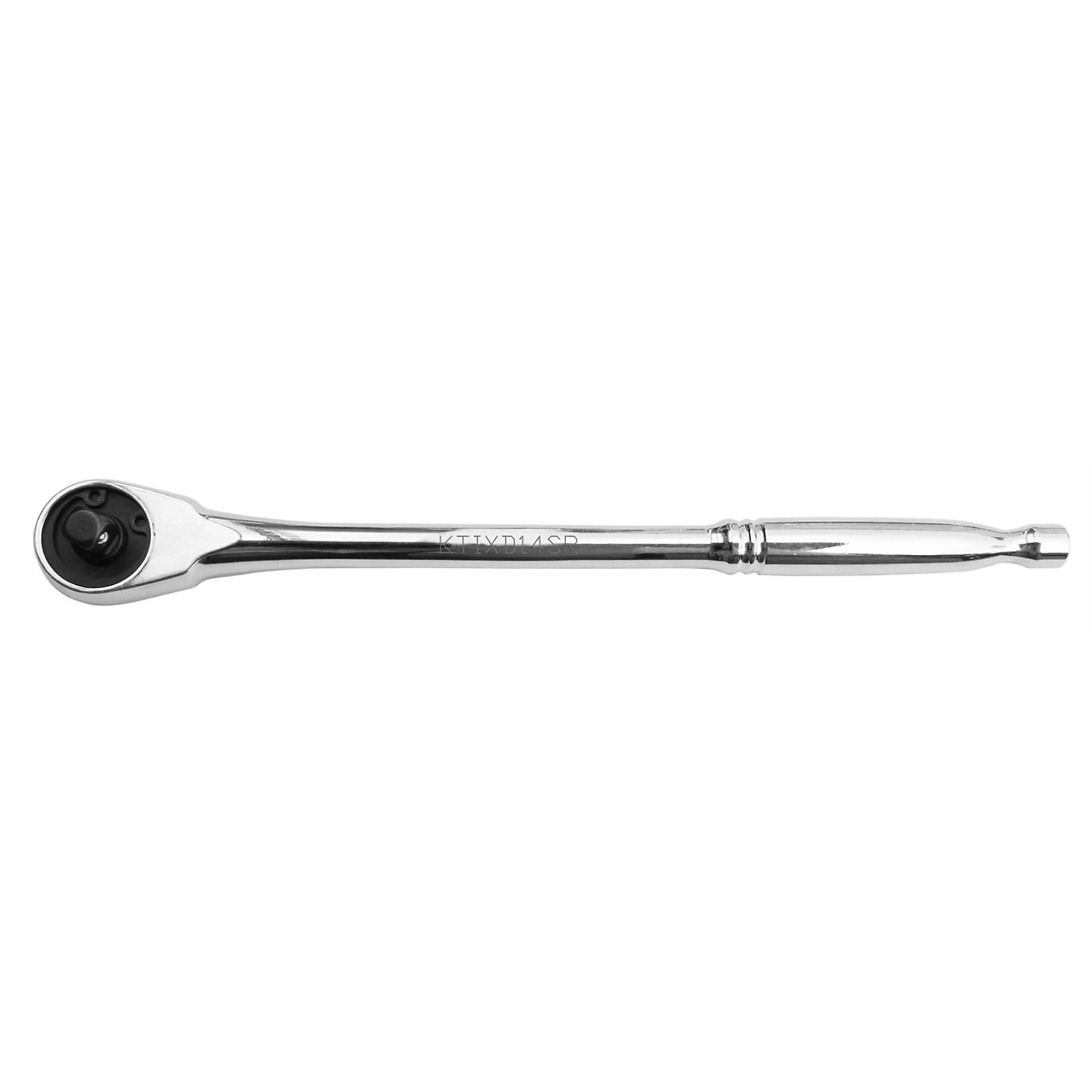 K Tool International 1/4in. Drive Ratchet — 120 Tooth, Slim Head, Extra Long, Model# KTIXD14SR